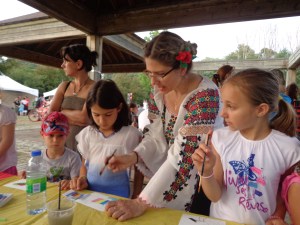 Eurofest-Week-ends du monde, Parc Jean-Drapeau 2014- animation d'atelier d'aquarelle